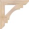 Ekena Millwork Merced Slat Smooth Bracket, Douglas Fir, 3 1/2"W x 22"D x 22"H BKT04X22X22MRC06SDF - alternate 4